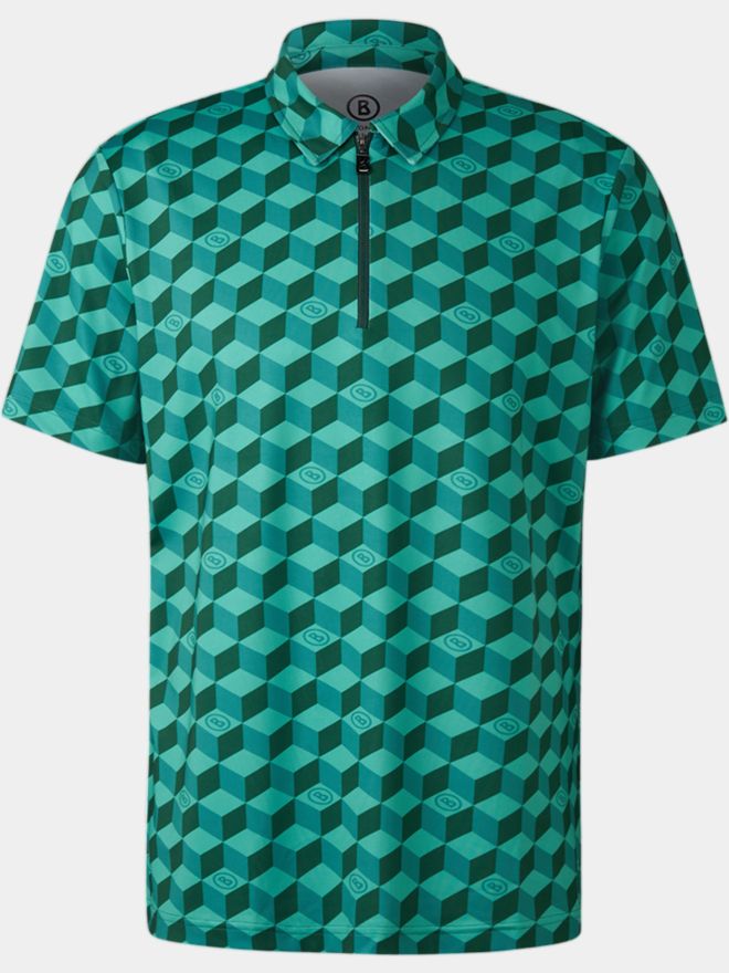 Bogner TAMIRO Halbarm Polo grün