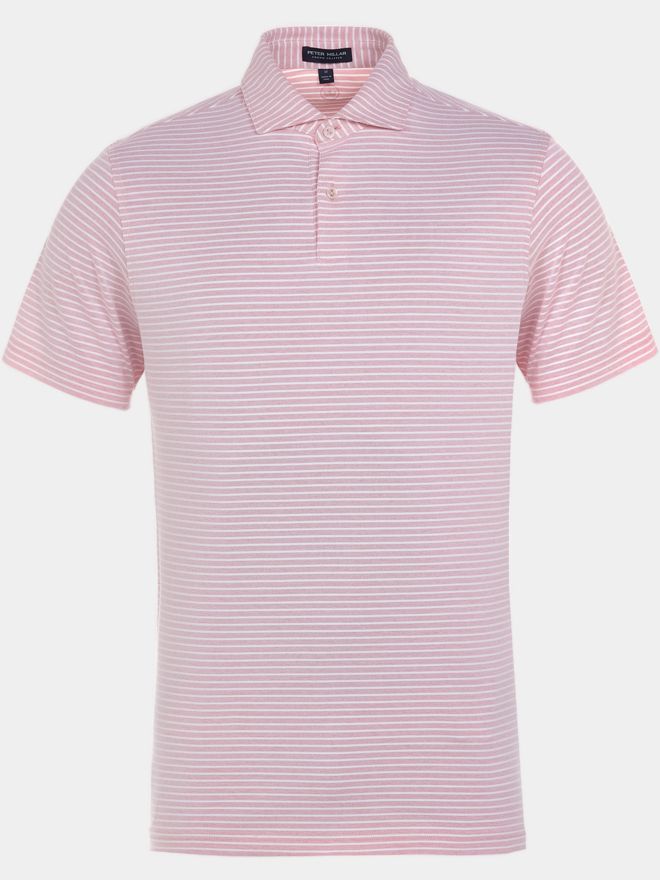 Peter Millar ALBATROSS - EDWIN SPREAD C Halbarm Polo rosa