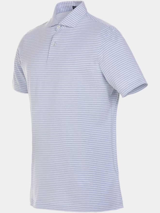 Peter Millar ALBATROSS - EDWIN SPREAD C Halbarm Polo hellblau