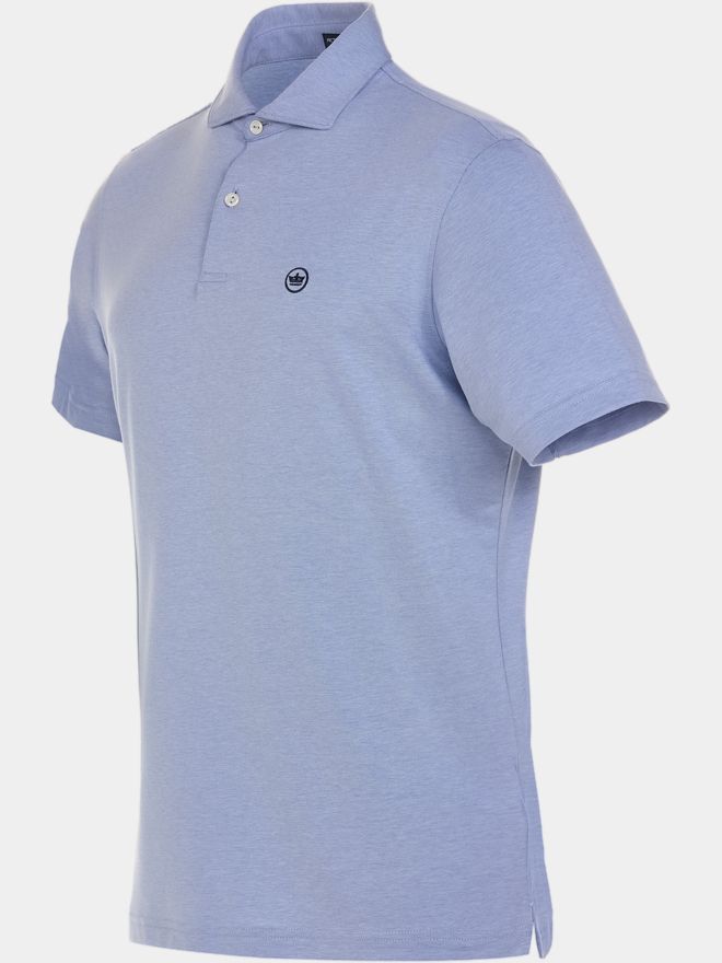 Peter Millar ALBATROSS - EDWIN SPREAD C polokošile s krátkým rukávem světle modrá