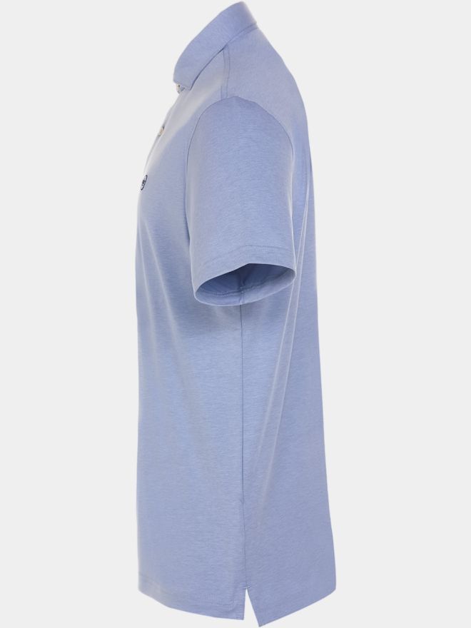 Peter Millar ALBATROSS - EDWIN SPREAD C polokošile s krátkým rukávem světle modrá