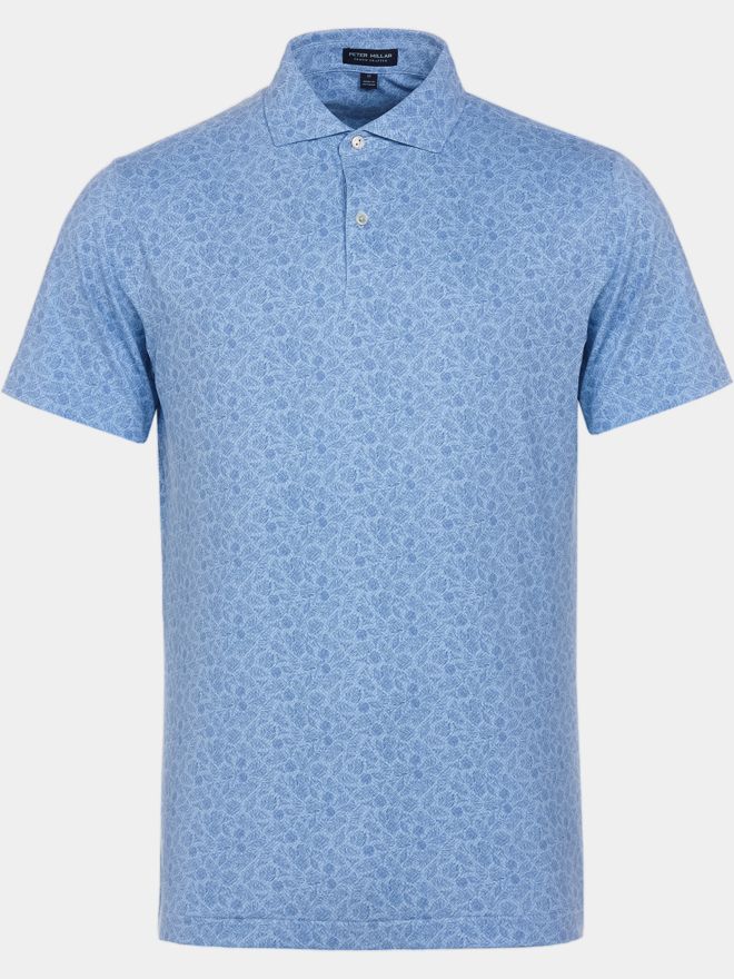 Peter Millar BOTANICAL - EDWIN SPREAD C Halbarm Polo blau