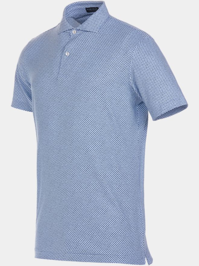 Peter Millar RETRO - EDWIN SPREAD COLLA Halbarm Polo hellblau