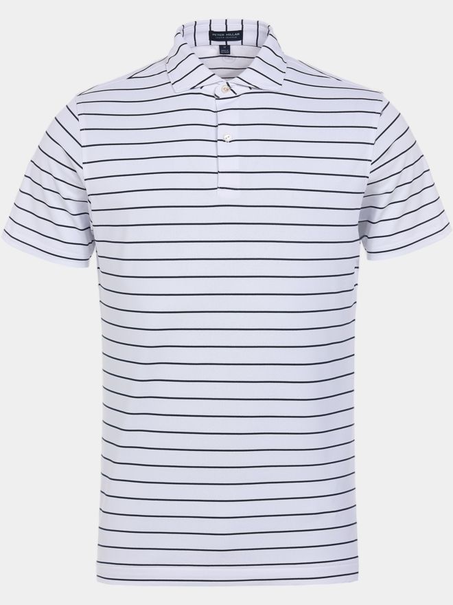 Peter Millar CODA - EDWIN SPREAD COLLAR Halbarm Polo weiß