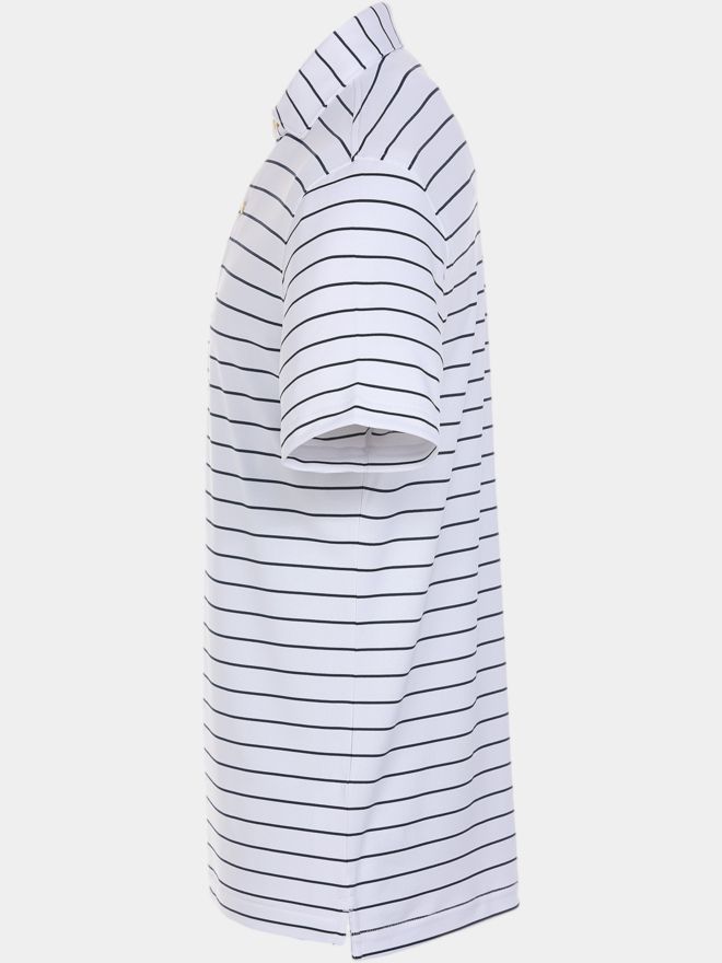 Peter Millar CODA - EDWIN SPREAD COLLAR Halbarm Polo weiß