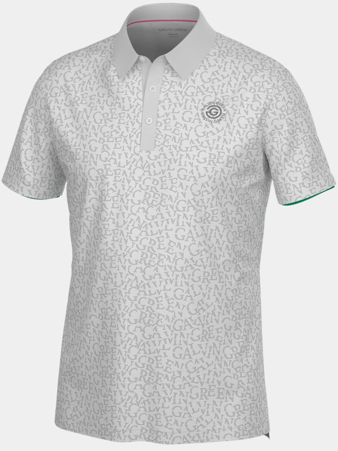 Galvin Green Milton Halbarm Polo weiß