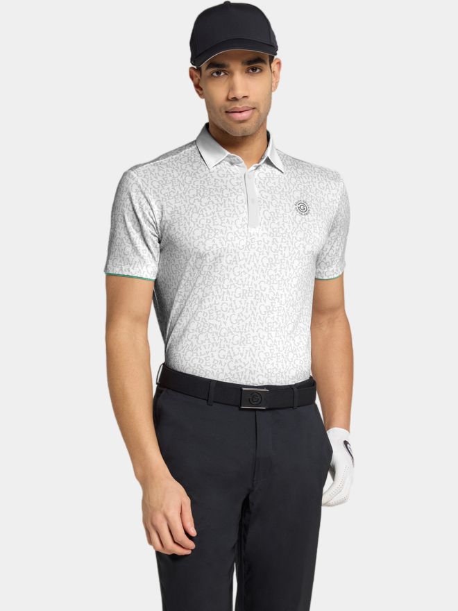 Galvin Green Milton Halbarm Polo weiß