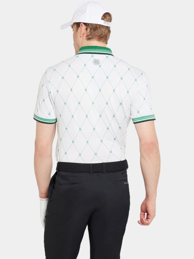 Galvin Green Miguel Halbarm Polo weiß