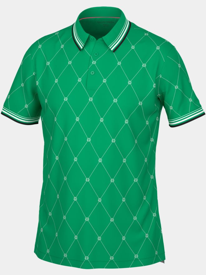 Galvin Green Miguel Halbarm Polo grün