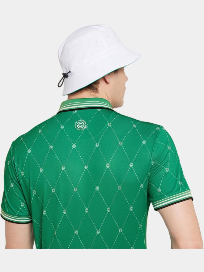 Galvin Green Miguel Halbarm Polo grün