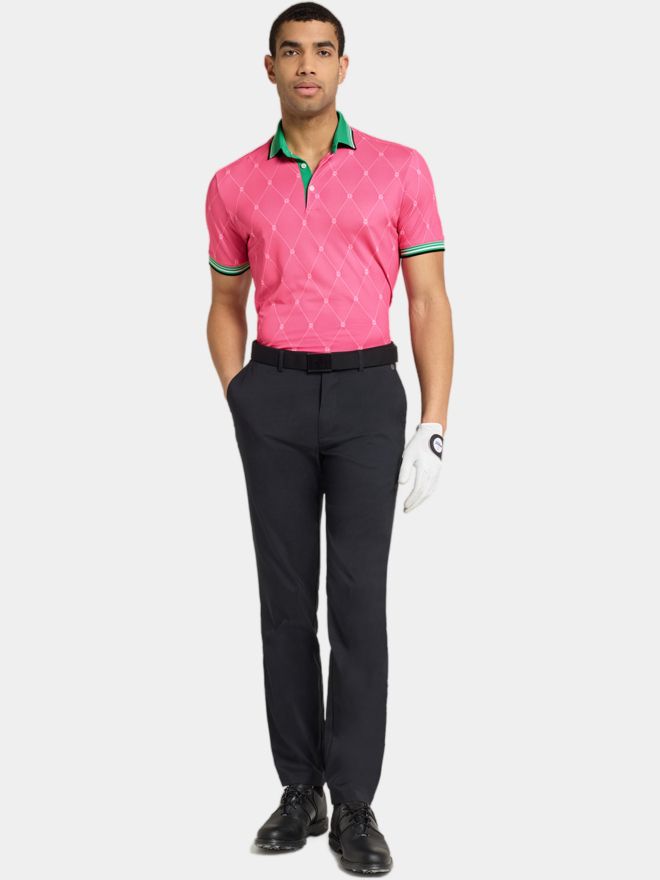 Galvin Green Polokošile Miguel s krátkým rukávem růžová