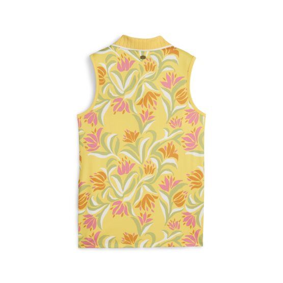 Puma  W x Dani Dazey sleeveless polo yellow