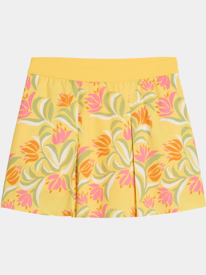 Puma W x Dani Dazey Pleated Skirt kurz Skort gelb