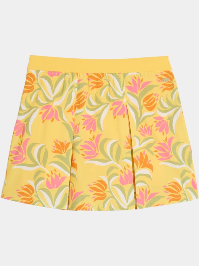 Puma W x Dani Dazey Pleated Skirt kurz Skort gelb