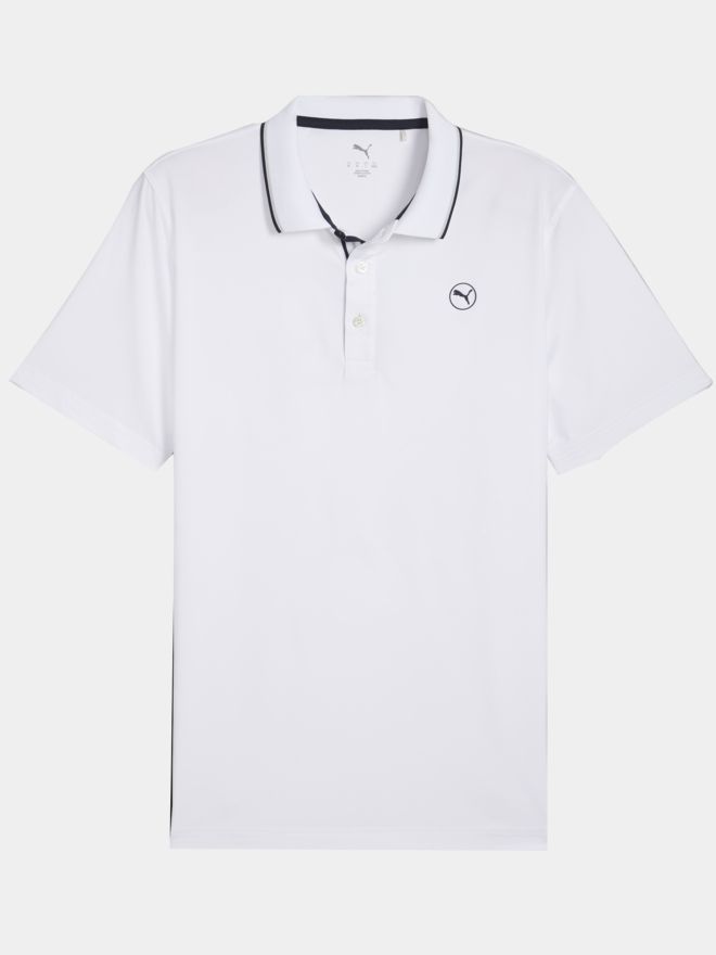 Puma Mattr Elevated Solid - Poloko s krátkým rukávem LC bílá