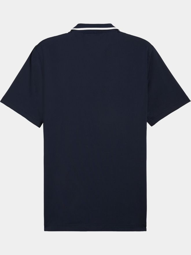 Puma Mattr Elevated Solid - LC Halbarm Polo navy