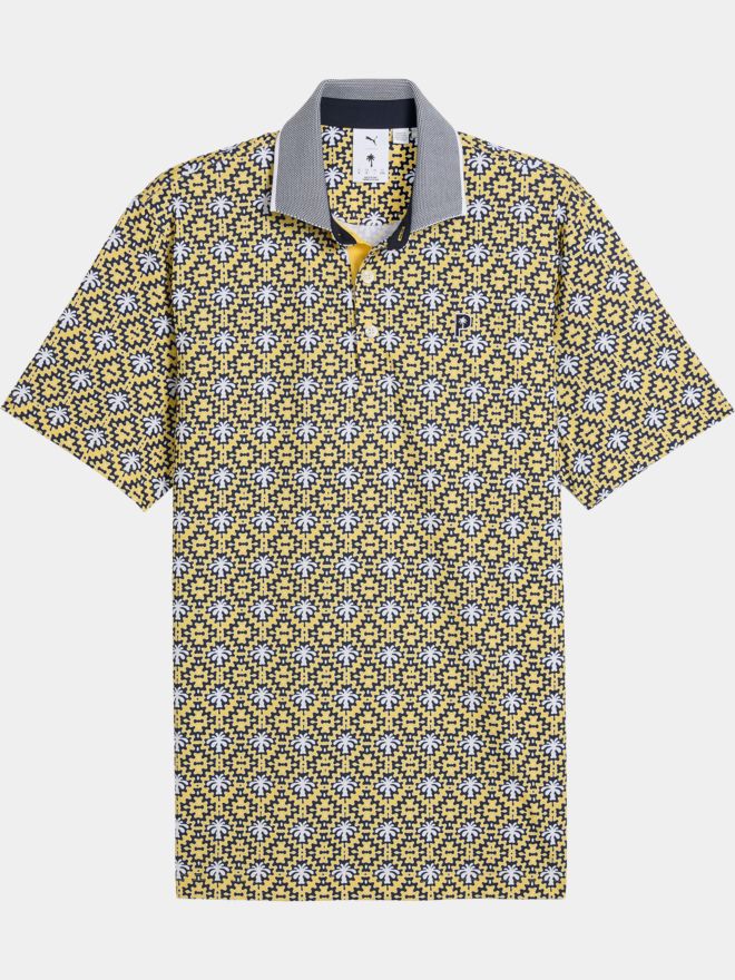 Puma PUMA X PTC TILE Halbarm Polo gelb