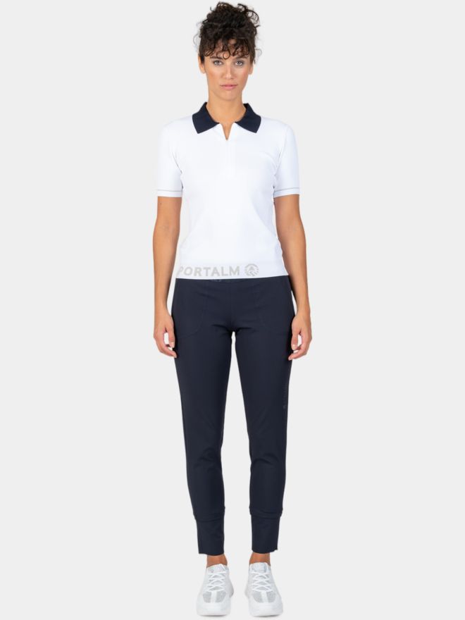 Sportalm Halbarm Polo offwhite
