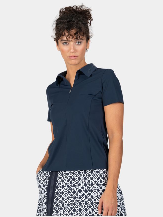 Sportalm Halbarm Polo navy