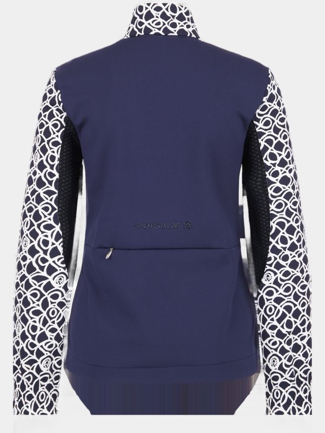 Sportalm Print Stretch Jacke navy