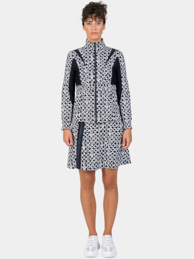 Sportalm Print Stretch Jacke navy