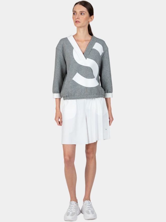 Sportalm Shirt Sweatshirt grau