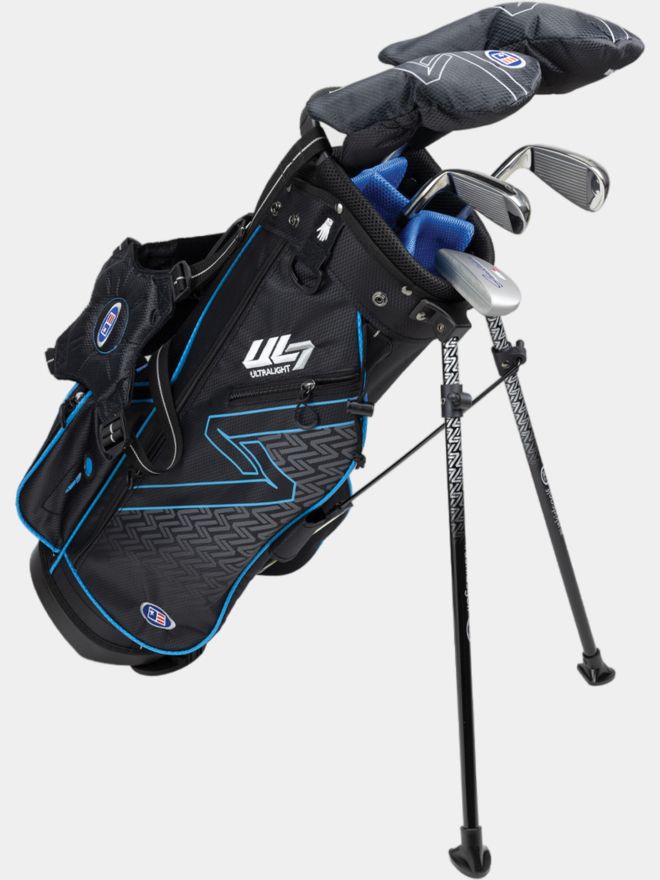 US Kids Golf UL48 5 Racket Stand Bag Set black