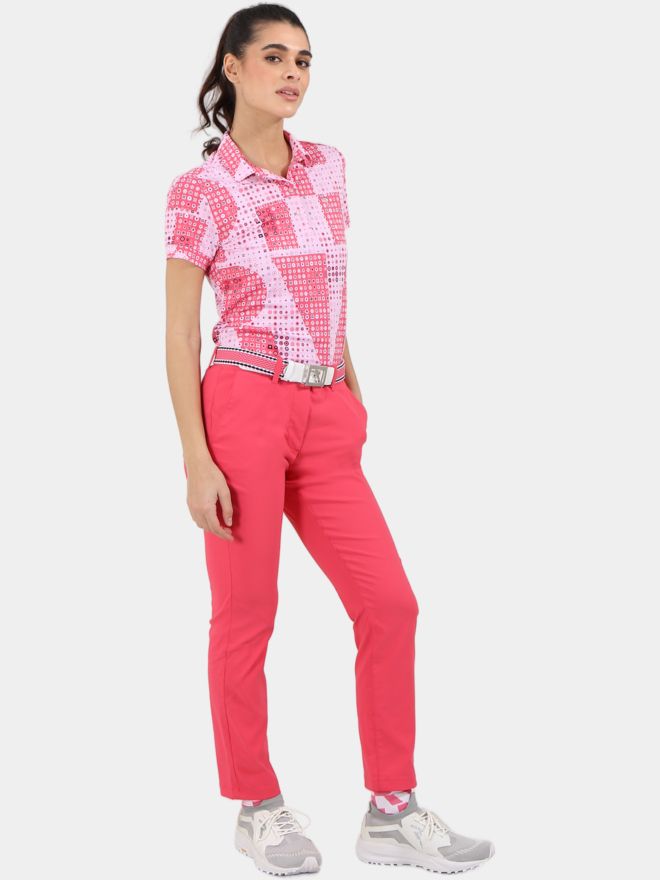 Chervo Alveare Halbarm Polo pink