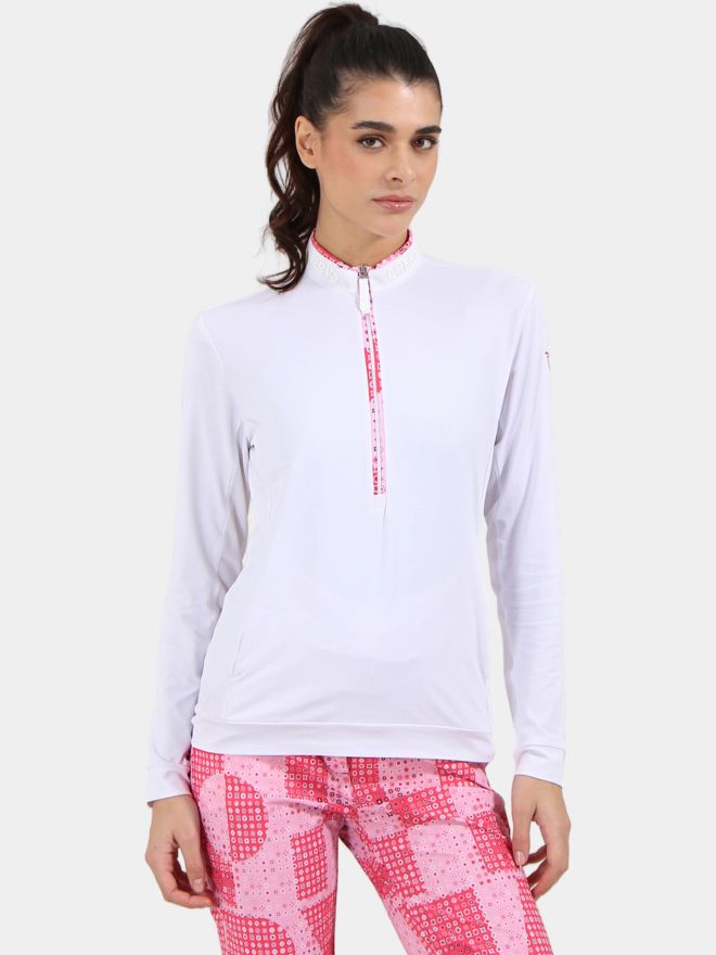 Chervo Tabloid Stretch Midlayer weiß