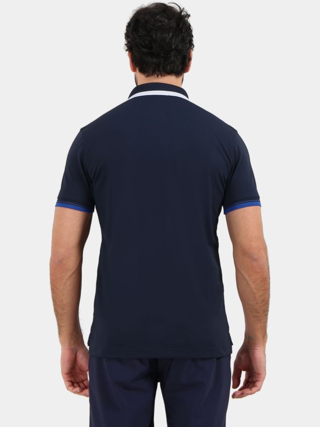 Chervo Arcata Halbarm Polo navy