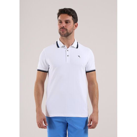 Chervo  Arcata half-sleeve polo white