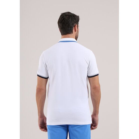 Chervo  Arcata half-sleeve polo white