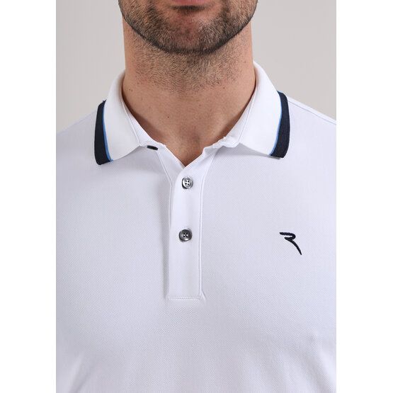 Chervo  Arcata half-sleeve polo white