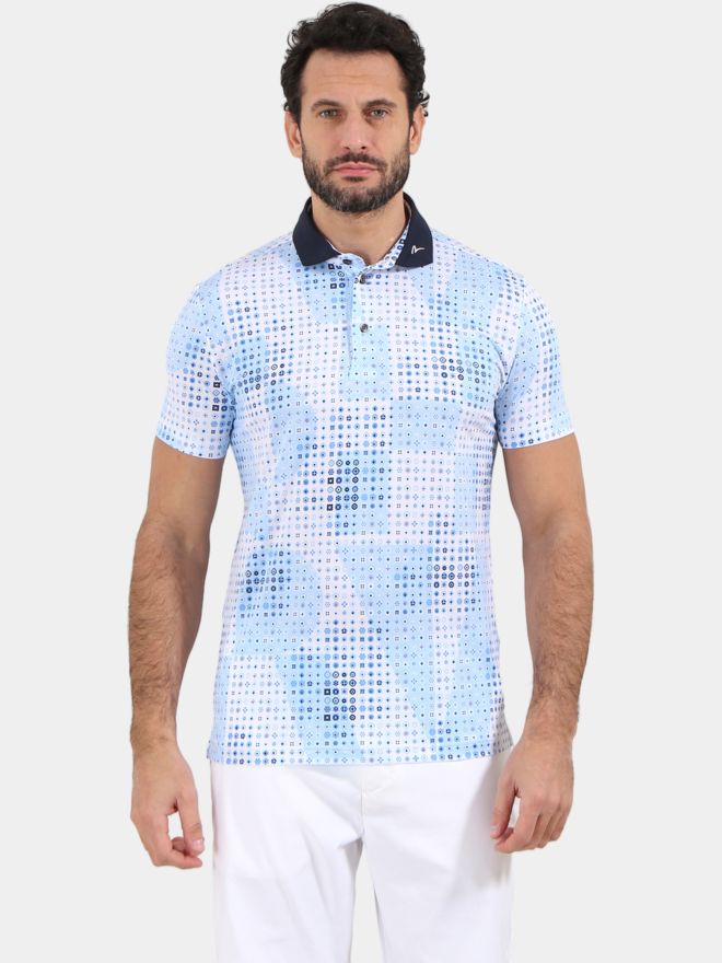 Chervo Armido Halbarm Polo blau