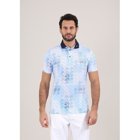 Chervo  Armido half sleeve polo blue