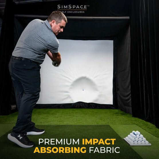 Sim Space  Golf Enclosure 3 x 2.5 x 1.5 Mtr Other