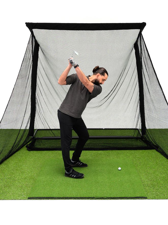 Sim Space Deluxe Home Übungsnetz schwarz