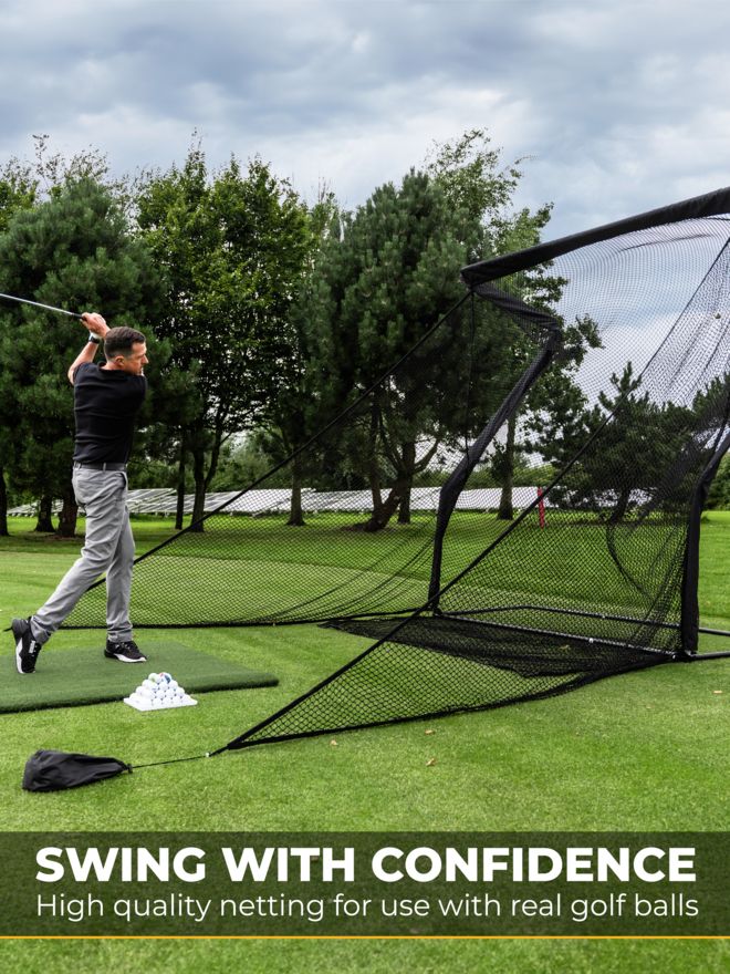 Sim Space Deluxe Home Übungsnetz schwarz