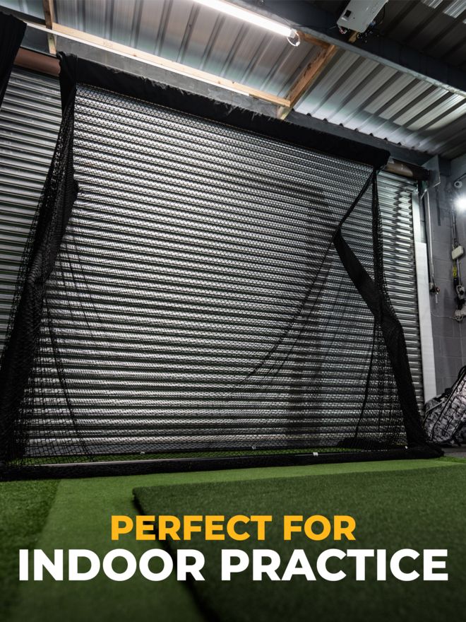 Sim Space Deluxe Home Übungsnetz schwarz