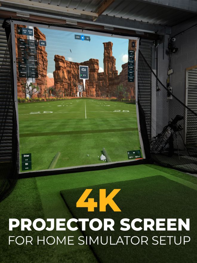 Sim Space Impact Screen für Deluxe Home Übungsnetz 2.4 x 2.5 Meter Sonstige