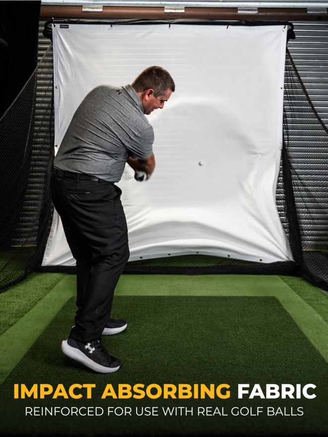Sim Space Impact Screen für Deluxe Home Übungsnetz 2.4 x 2.5 Meter Sonstige