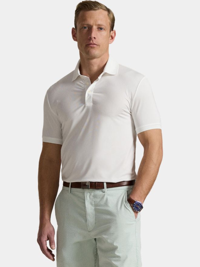 Polo Ralph Lauren Halbarm Polo weiß