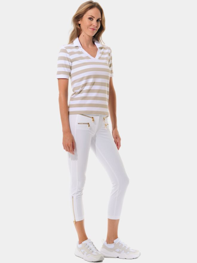 MDC Halbarm Polo sand