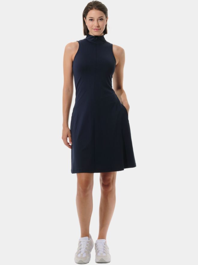 MDC Golf Dress ohne Arm Kleid navy