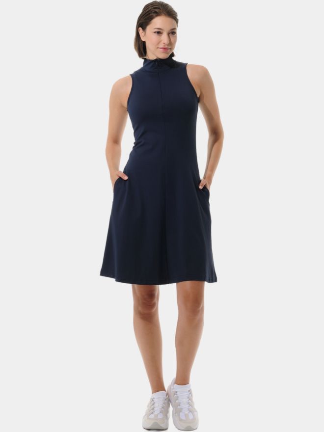 MDC Golf Dress ohne Arm Kleid navy