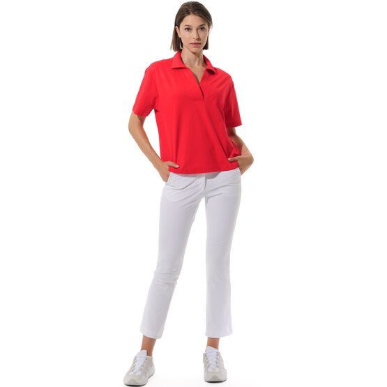 MDC Relaxed Fit Halbarm Polo rot