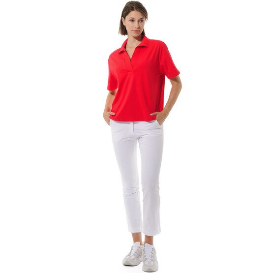 MDC Relaxed Fit Halbarm Polo rot