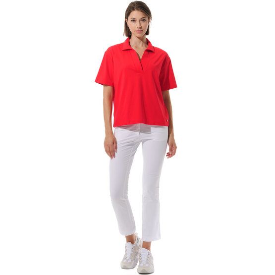 MDC Relaxed Fit Halbarm Polo rot