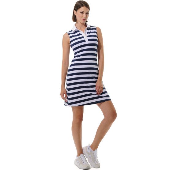 MDC Polo Dress  pruhované