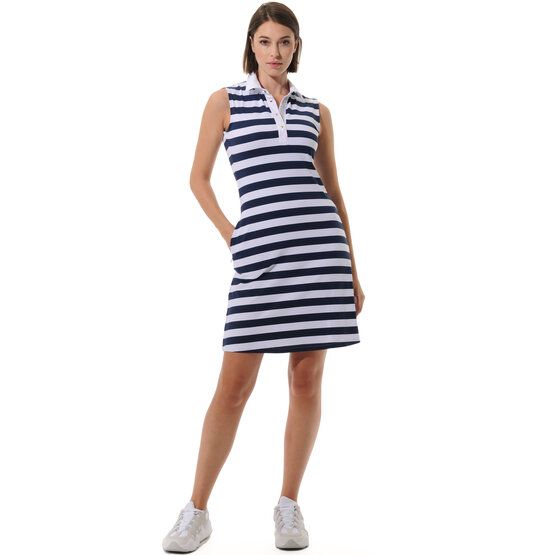 MDC Polo Dress  pruhované